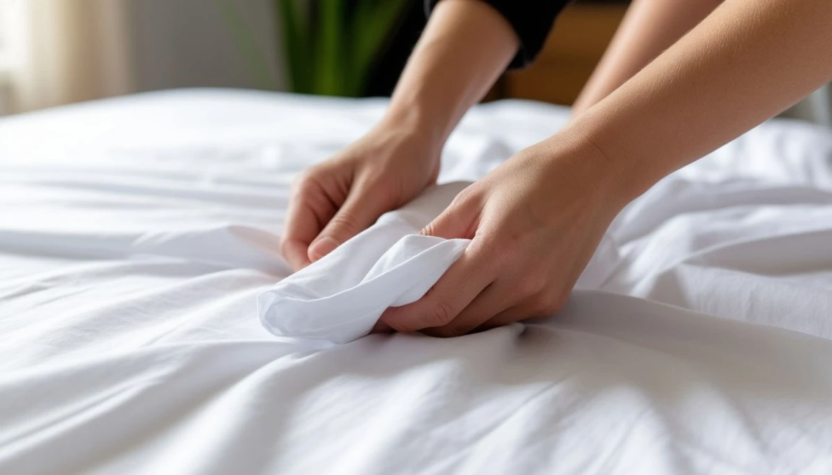 Waarom slimme huishoudens hun hoeslaken voortaan met de hoeken in elkaar vouwen