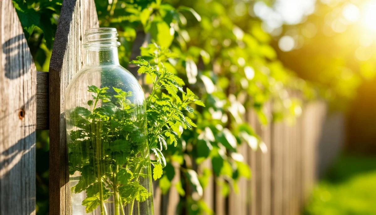 Waarom slimme tuiniers in Nederland nu plastic flessen aan hun schutting hangen