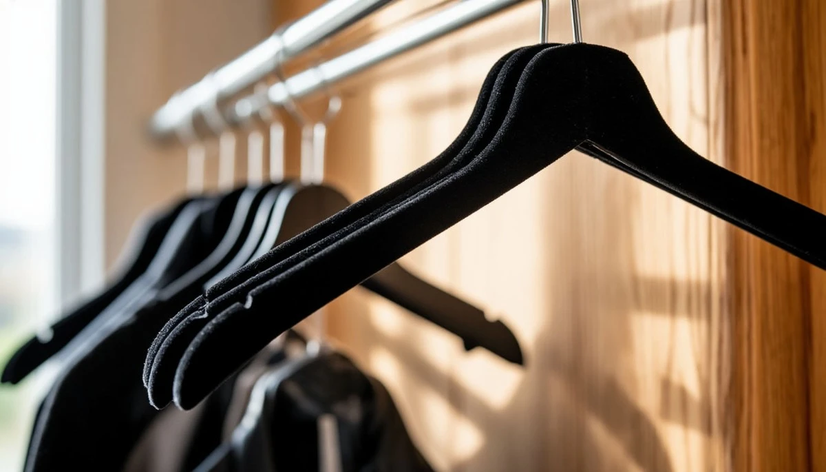 Waarom ervaren organisizers altijd deze fluwelen hangers in hun kast hangen
