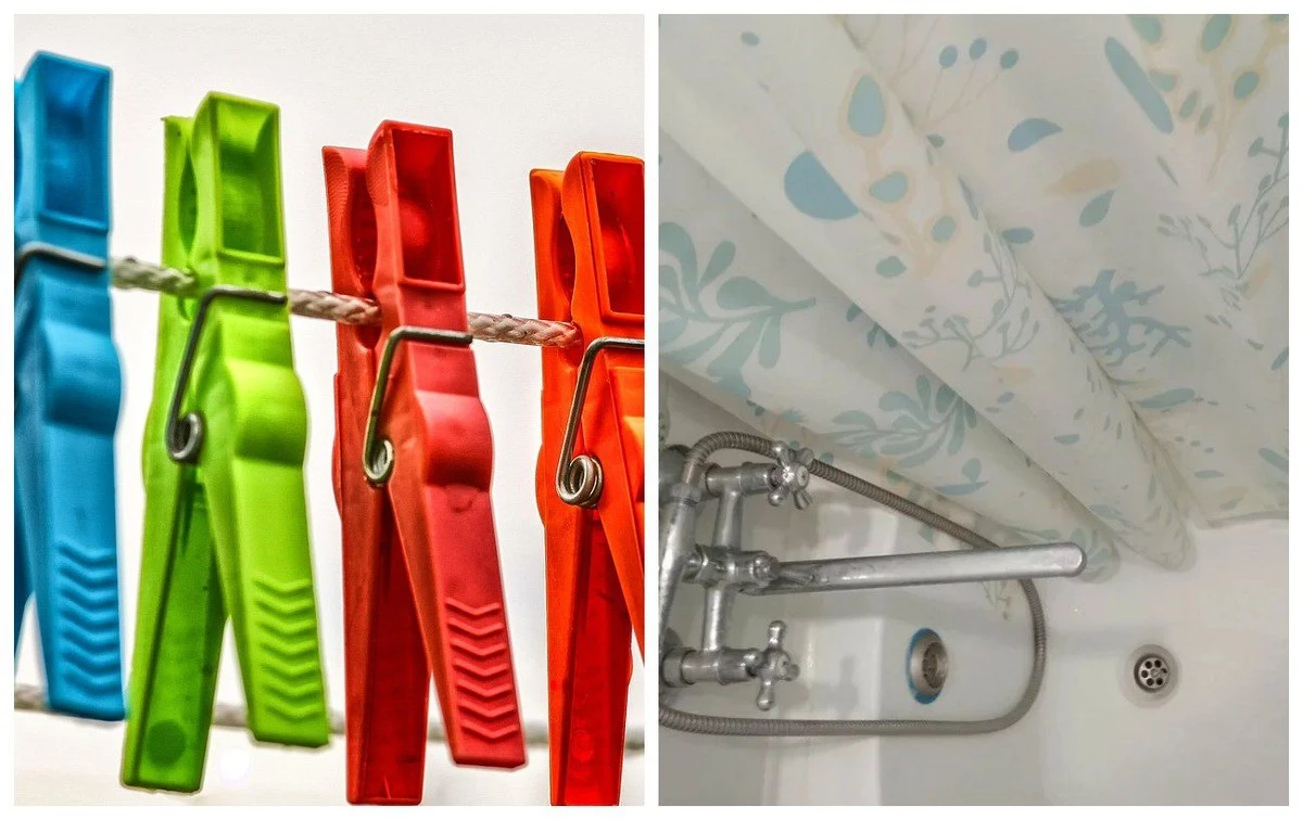 Waarom slimme huishoudens een houten wasknijper aan het douchegordijn hangen