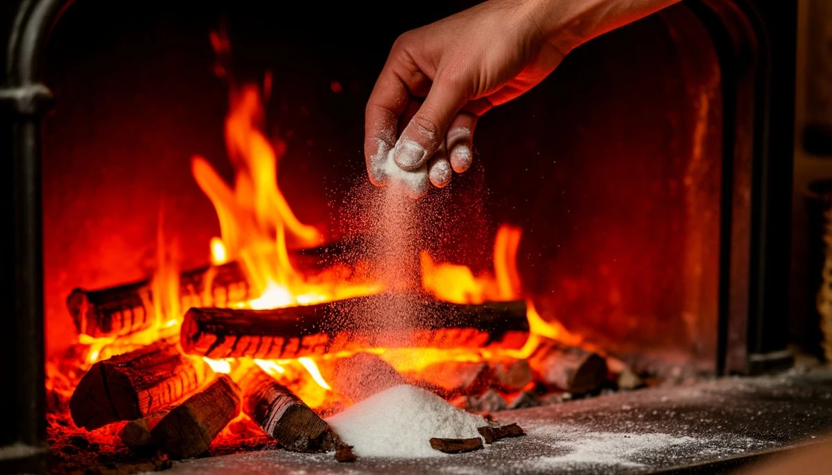 Waarom ervaren stokers in de winter een handjevol van dit witte poeder in de kachel gooien
