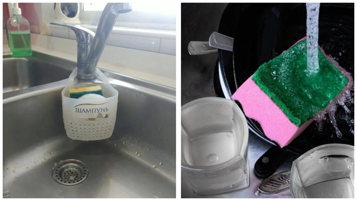 De reden waarom ervaren huishoudens een lege shampoofles bij de kraan hangen