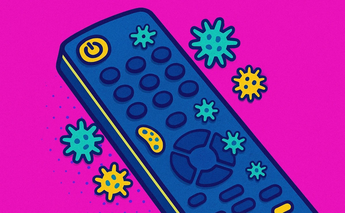 Waarom je de afstandsbediening vaker moet schoonmaken dan je toiletbril