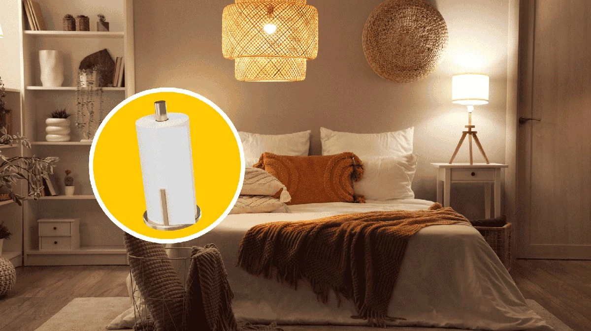 Waarom ik voortaan altijd een keukenrolhouder in mijn slaapkamer heb staan