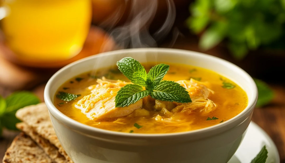 Waarom ervaren koks altijd een takje munt in hun kippensoep doen