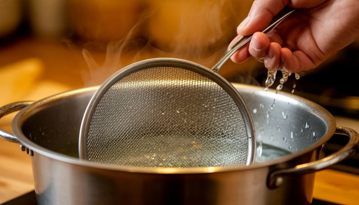 Waarom slimme koks hun vergiet voortaan ín de pan plaatsen