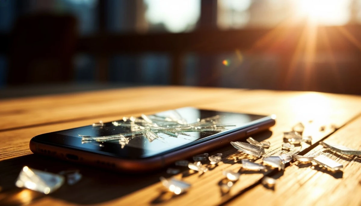 Waarom slimme smartphonegebruikers een stukje plakband op hun gebarsten scherm plakken