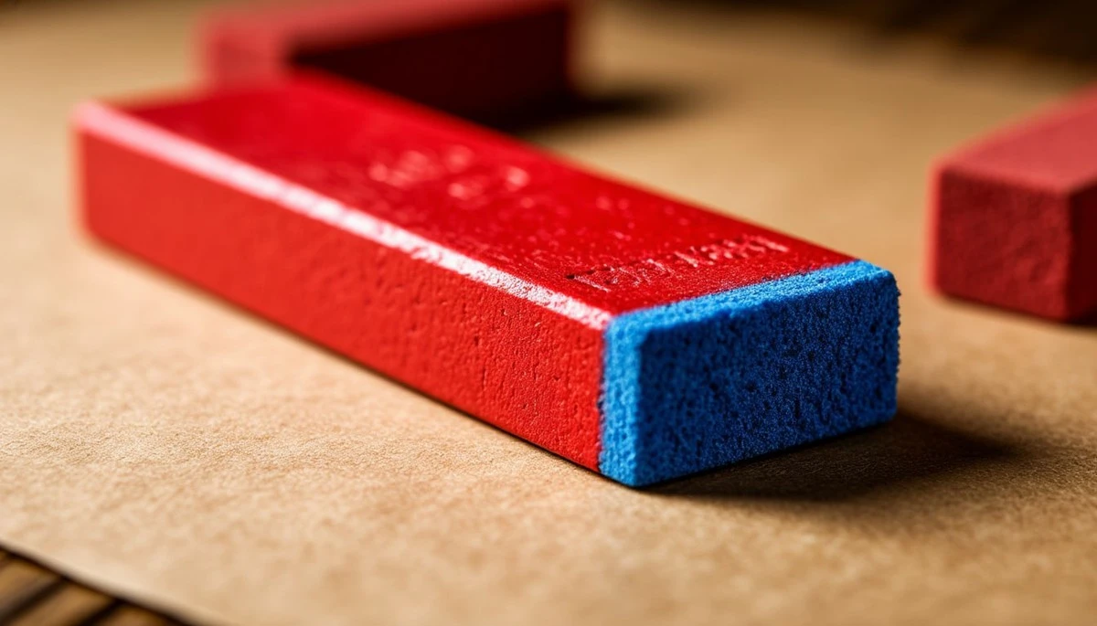 Waarom de blauwe kant van je gum eigenlijk niet voor inkt is