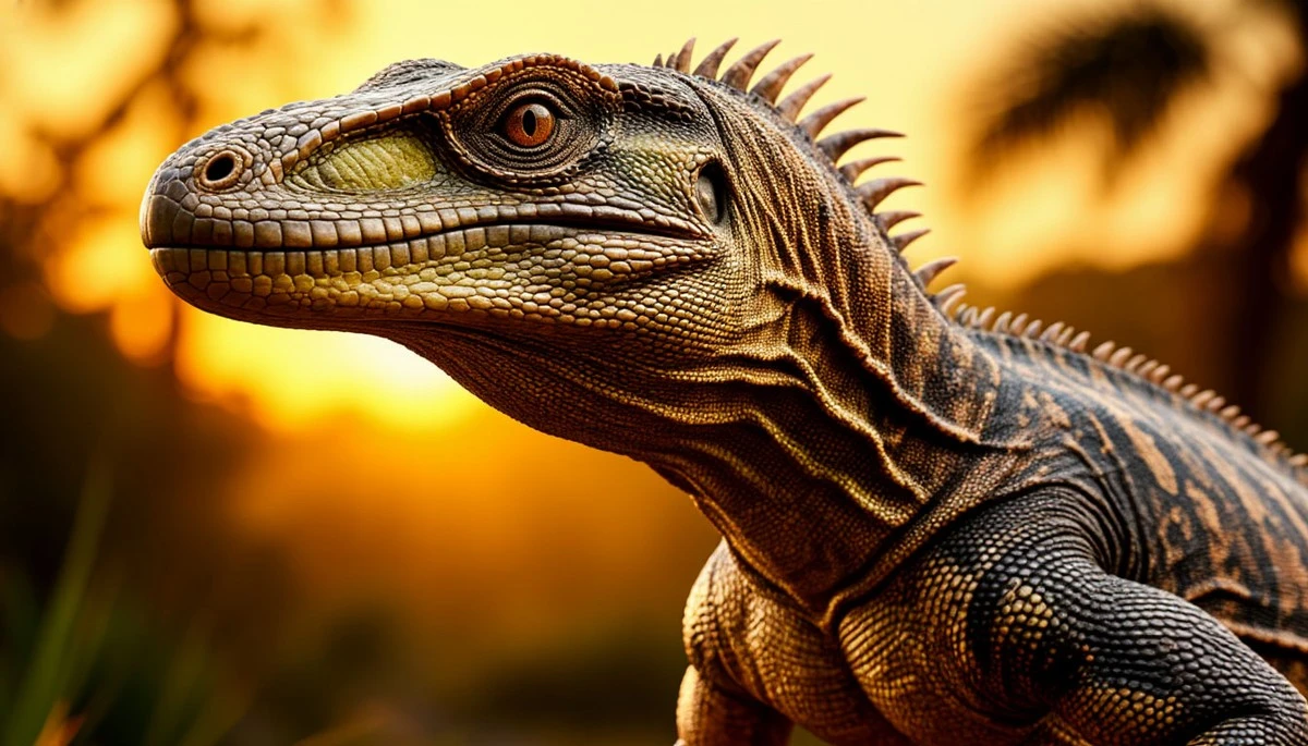 Het bizarre reptiel dat pas op twee poten ging lopen toen hij volwassen werd