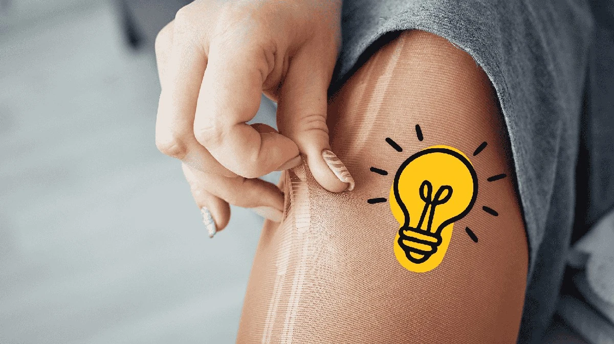 De blauwe truc in huis: gooi die oude panty's nooit weg