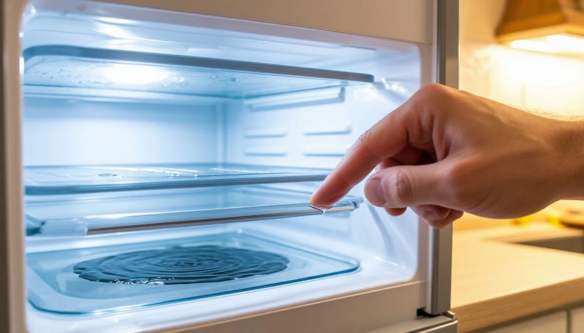 Waarom er vaak een plasje water onderin je koelkast ligt en de simpele oplossing