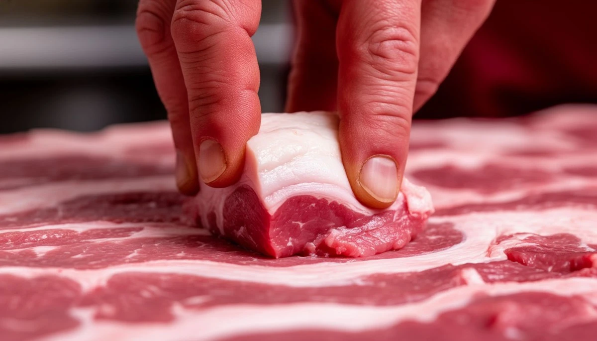 Waarom ervaren slagers altijd naar de kleur van spek kijken voordat ze kopen