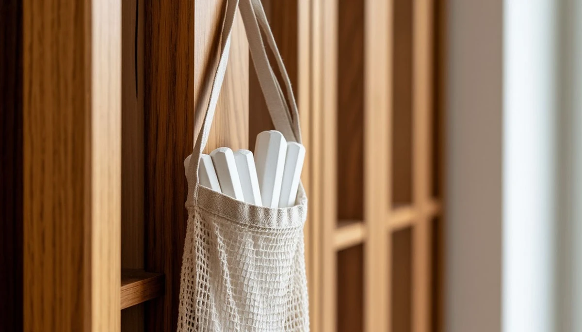 Waarom slimme huishoudens tegenwoordig een stukje schoolkrijt in hun kledingkast leggen