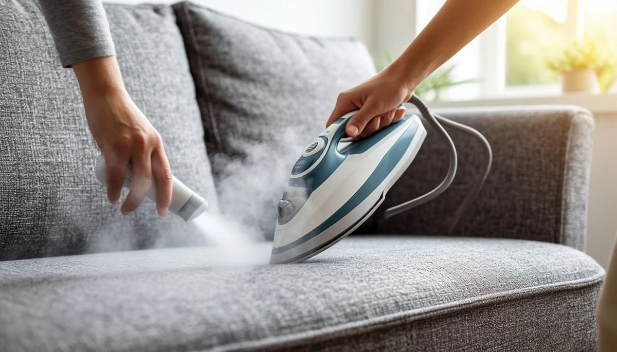 Waarom slimme huishoudens een strijkijzer gebruiken om de bank te reinigen