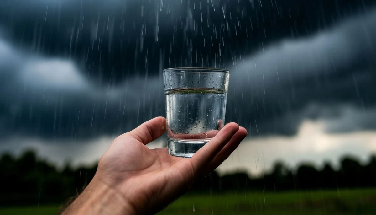 Waarom er plotseling zwarte regen uit de lucht valt boven Iran