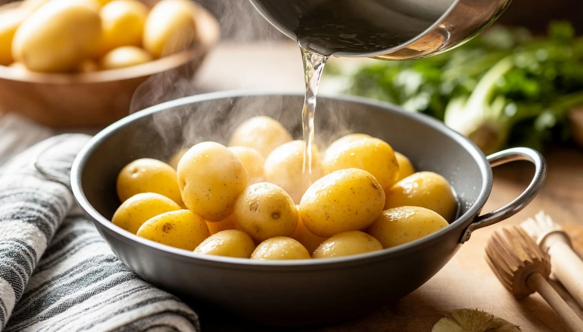 Waarom slimme huishoudens voortaan het kookwater van aardappelen bewaren