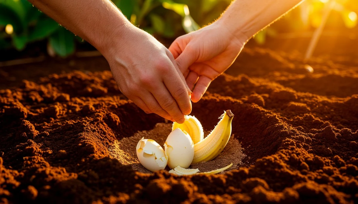 Waarom slimme tuinders bananenschillen in het plantgat van hun paprika's leggen