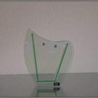 Glass vase 16,6x19,5