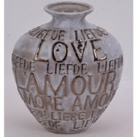 set Vase L'Amore grey